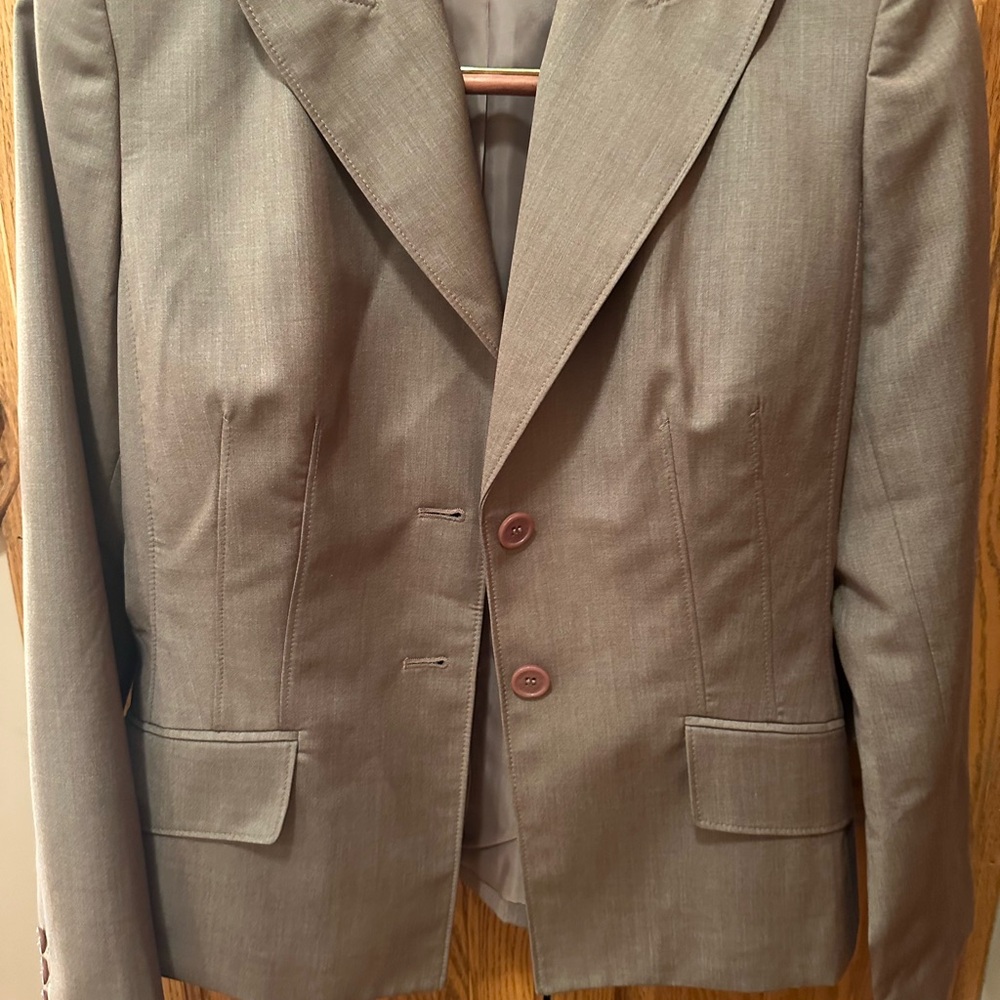 Anne Klein Taupe Women’s Skirt Suit and Blazer